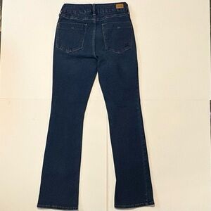 Seven7 Y2K Slim Flare Jeans Navy Blue Stretch Laid Back Demin Jeans, Sz 4